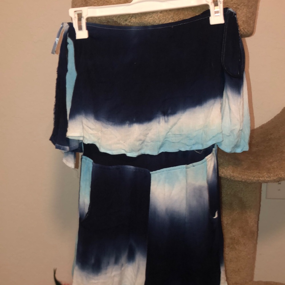 two tones romper